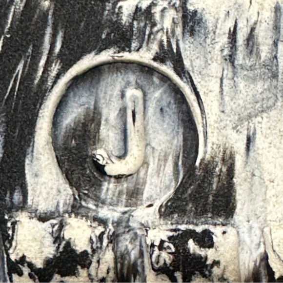 CROCS Junior’s Classic Black and White Marbled Clogs with Straps Sz J4 - Picture 12 of 12